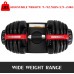 Adjustable Dumbbell 5-52.5lbs (Single) Red & Black